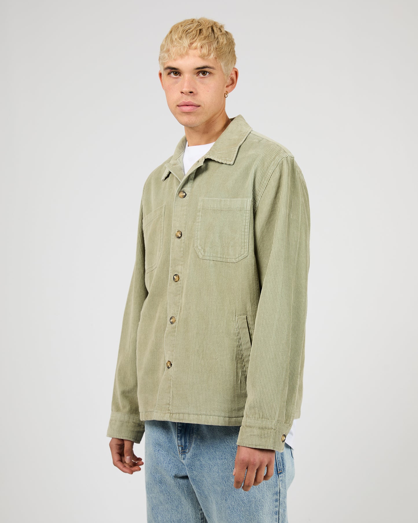 Jameson Cord Shirt - Sage