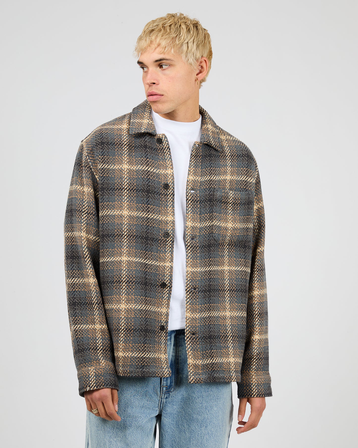 Stature Overshirt - Brown