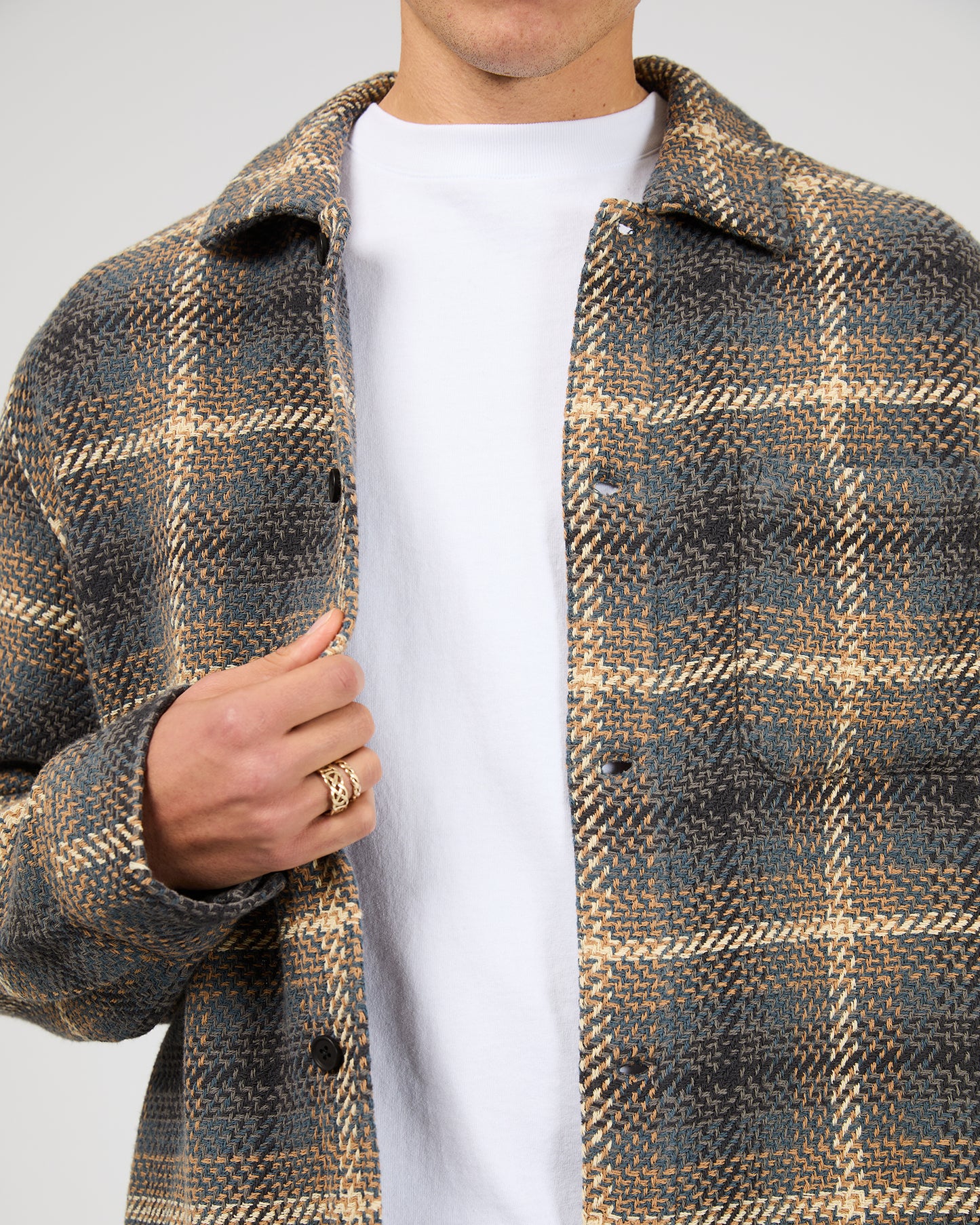 Stature Overshirt - Brown