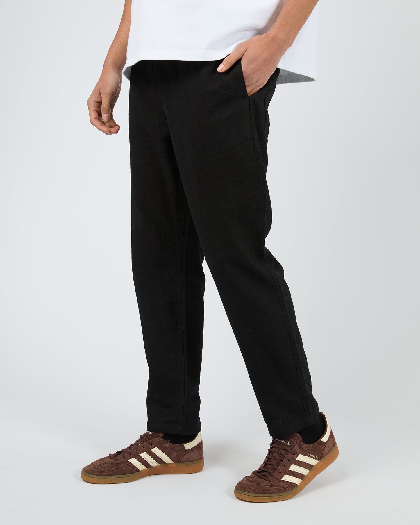 Linen Pants - Black