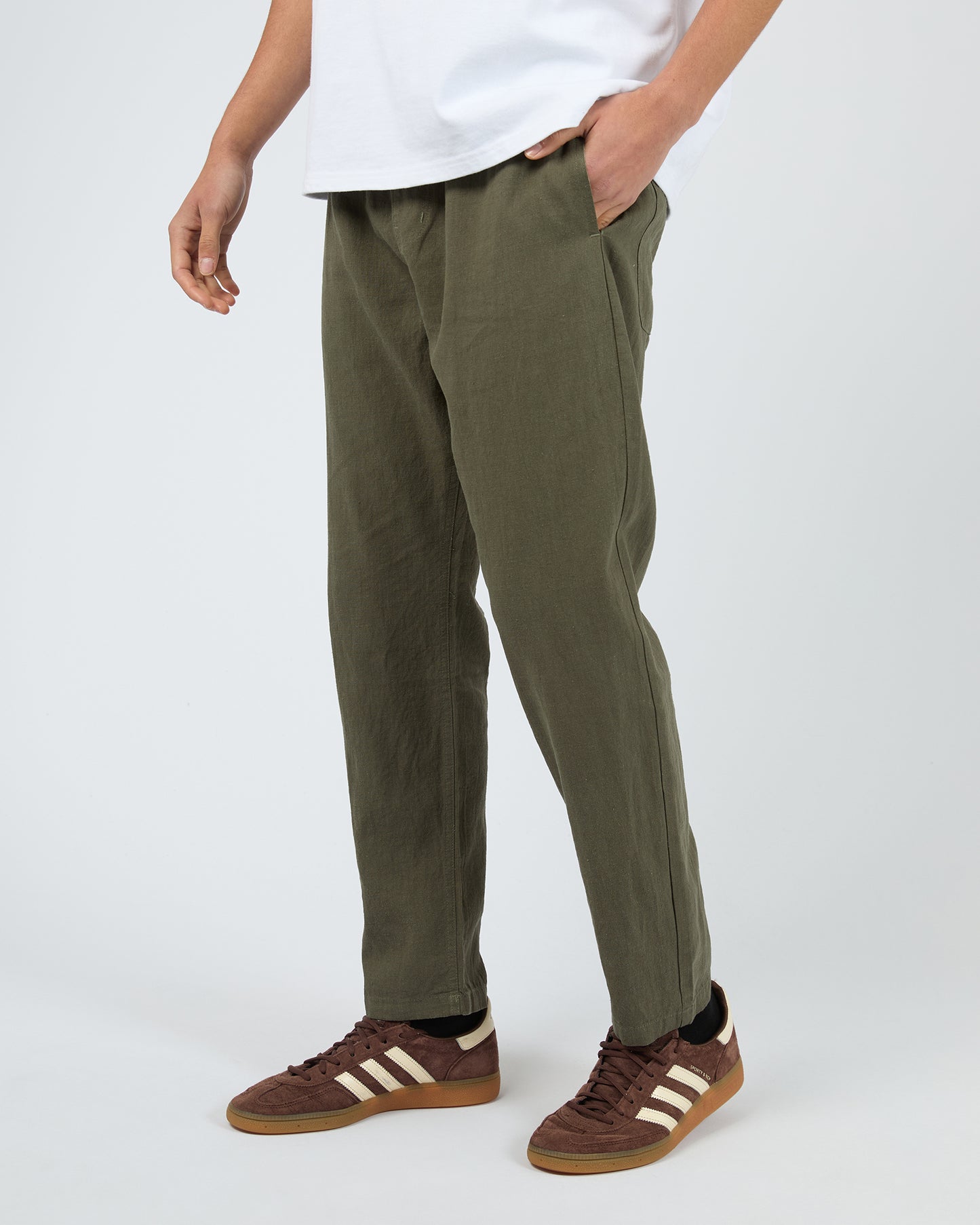 Linen Pants - Khaki
