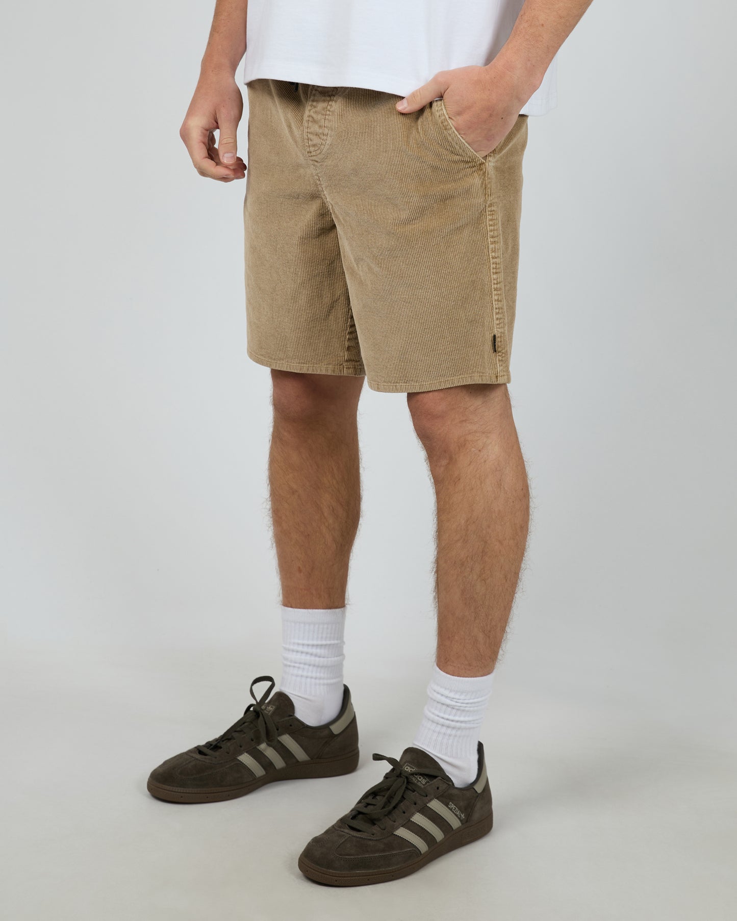 Cord Short - Tan