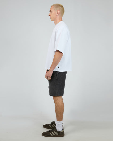 Cord Short - Washed Black