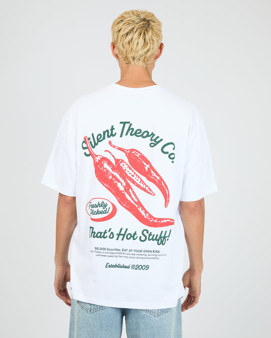 Hot Stuff Tee - White