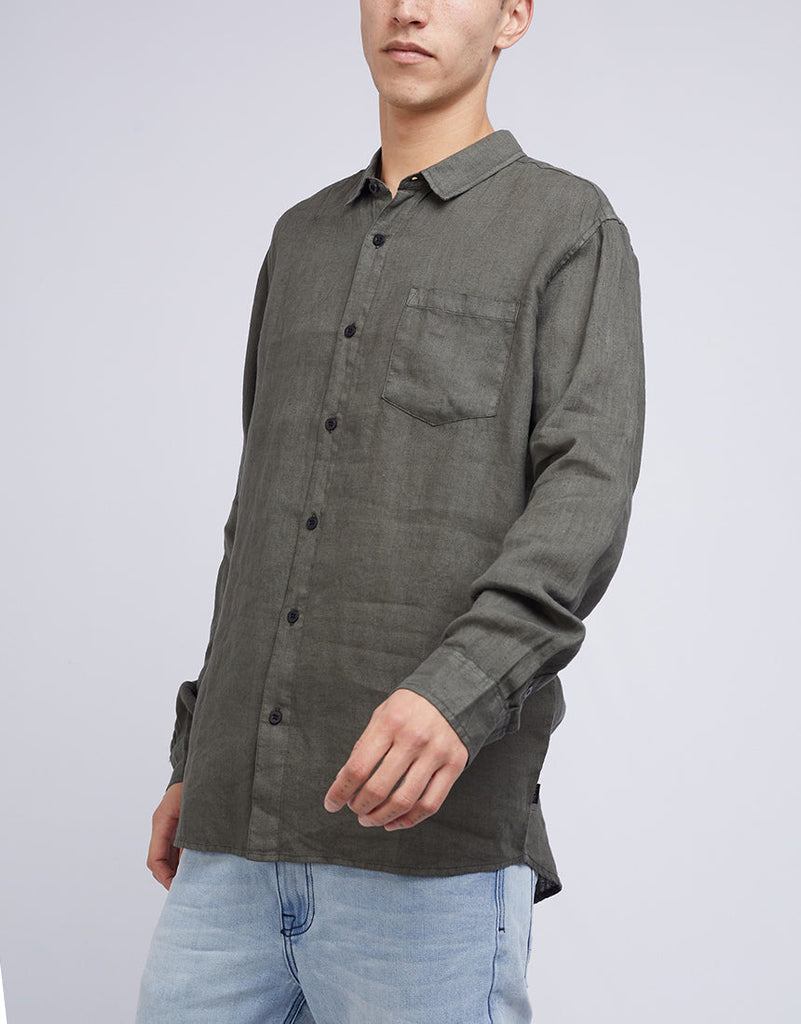 Linen Shirt - Khaki
