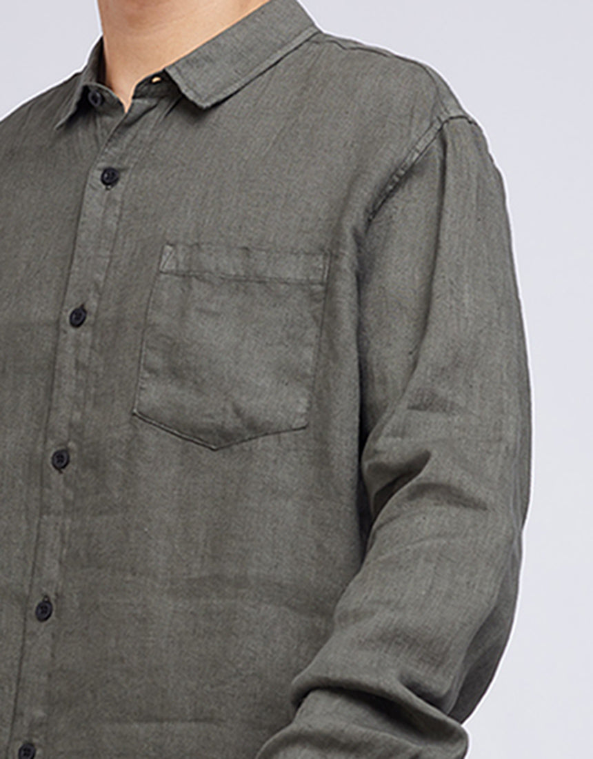 Linen Shirt - Khaki