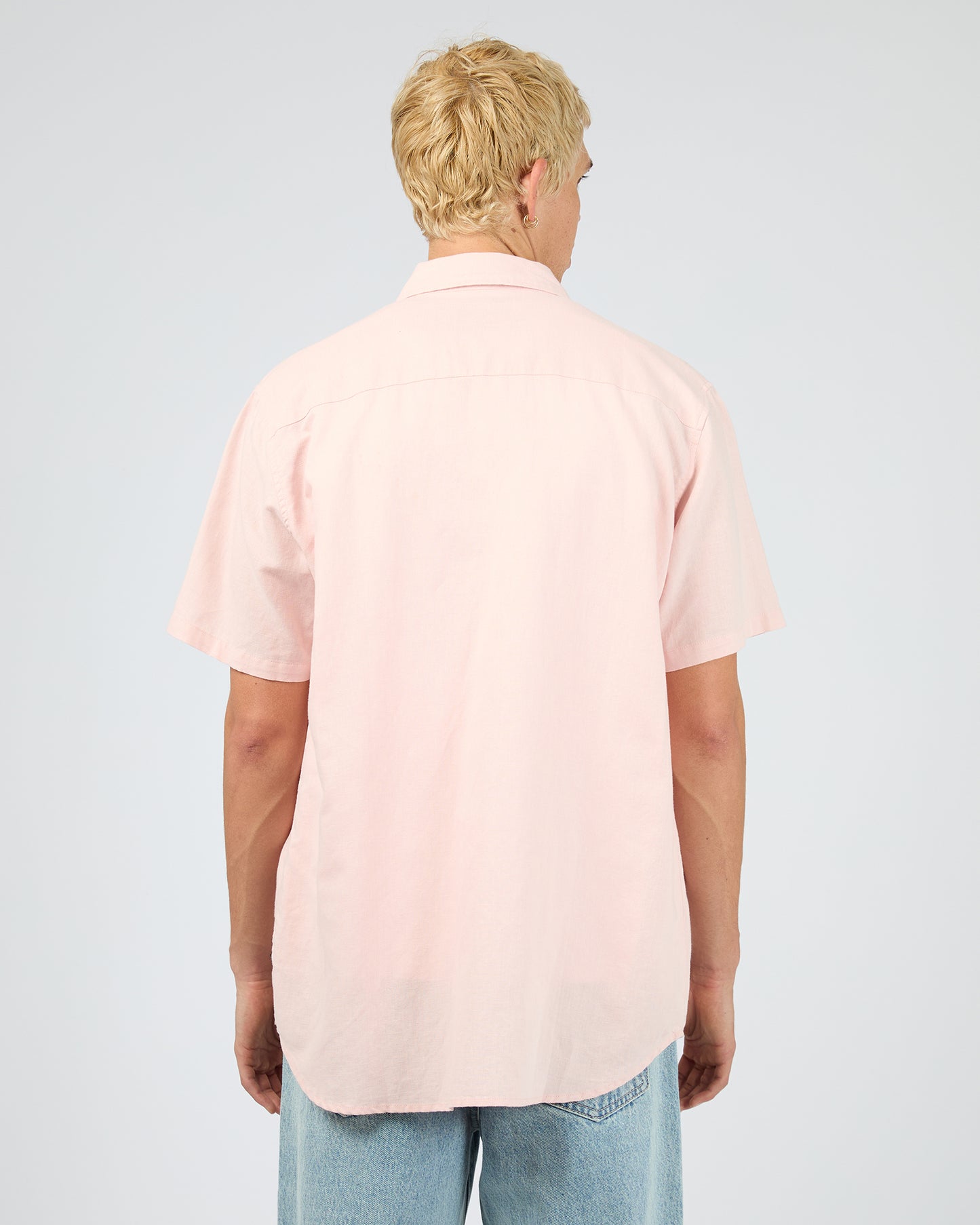 Linen LS Shirt II -Pink