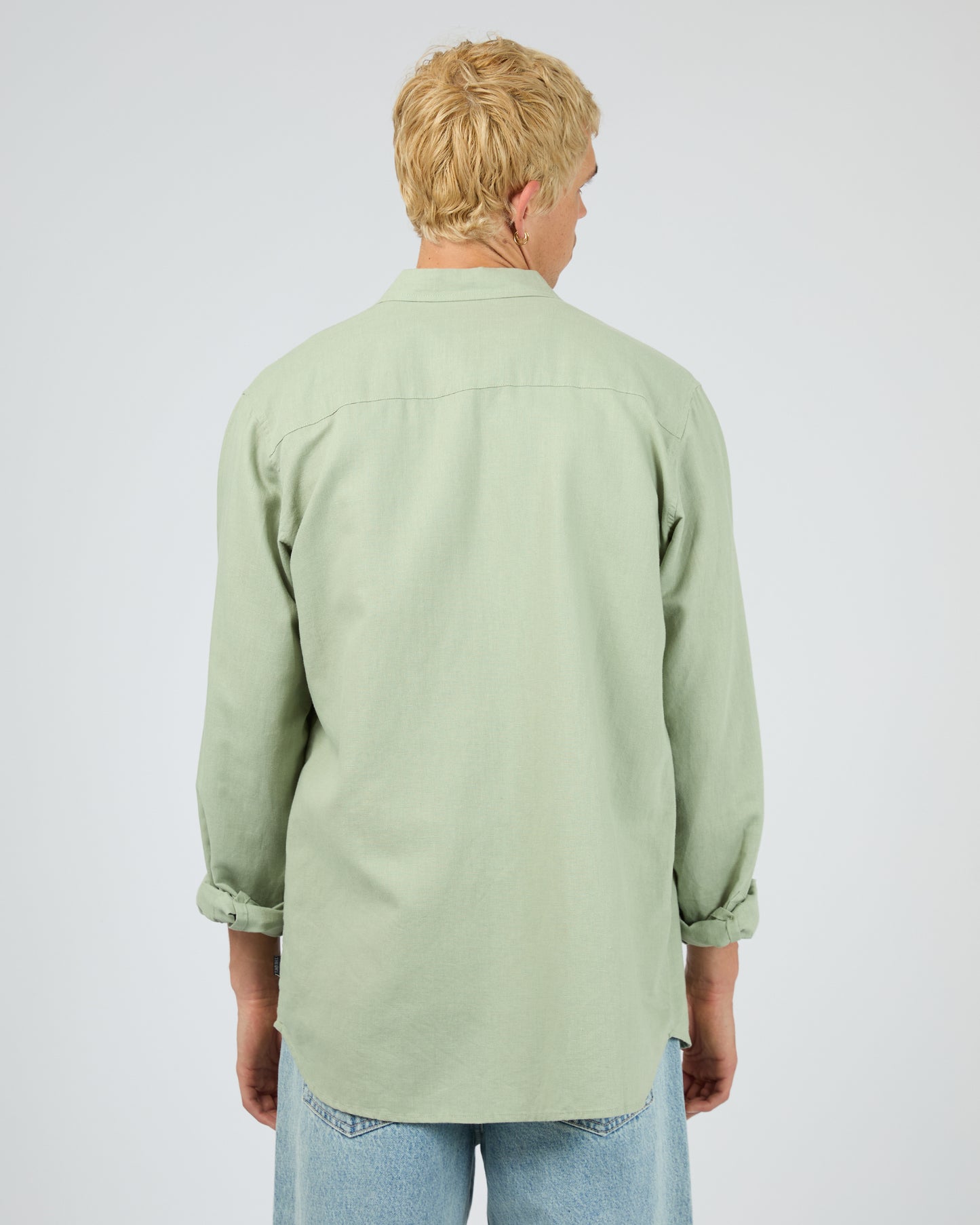 Linen LS Shirt II - Sage