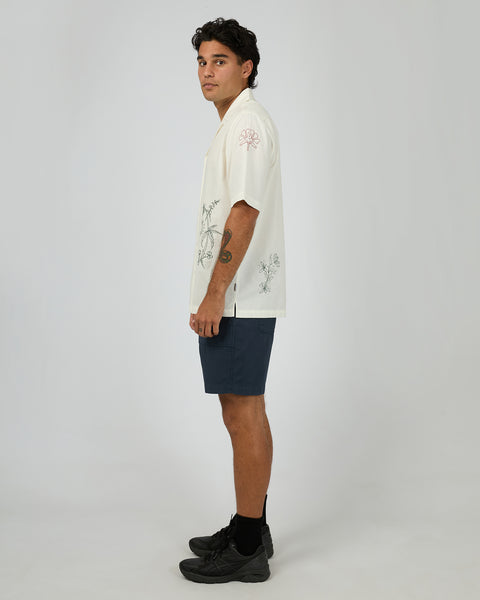 Athens Embroidered Shirt - Vintage White