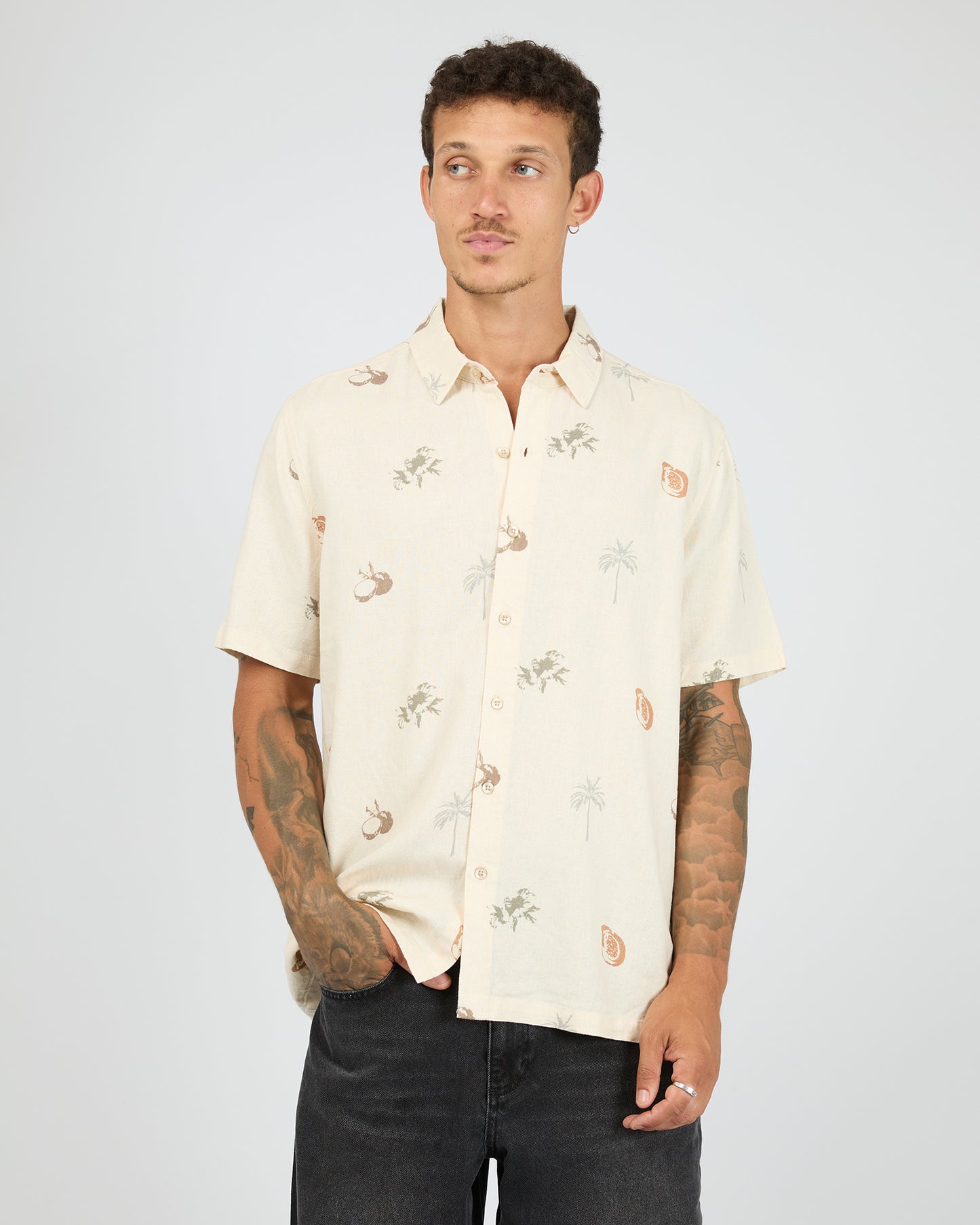 Market Short Sleeve Shirt - Natural