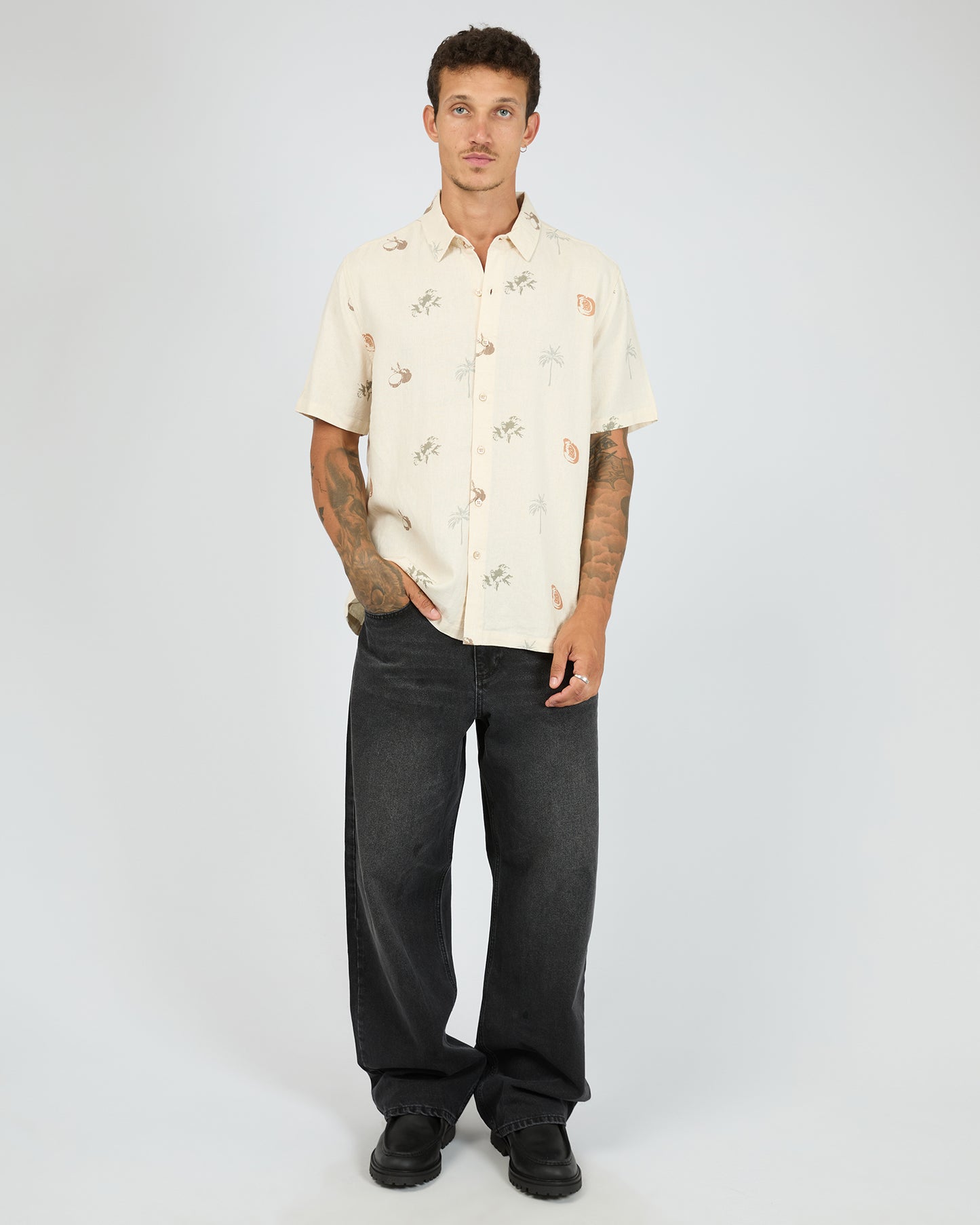 Market Short Sleeve Shirt - Natural