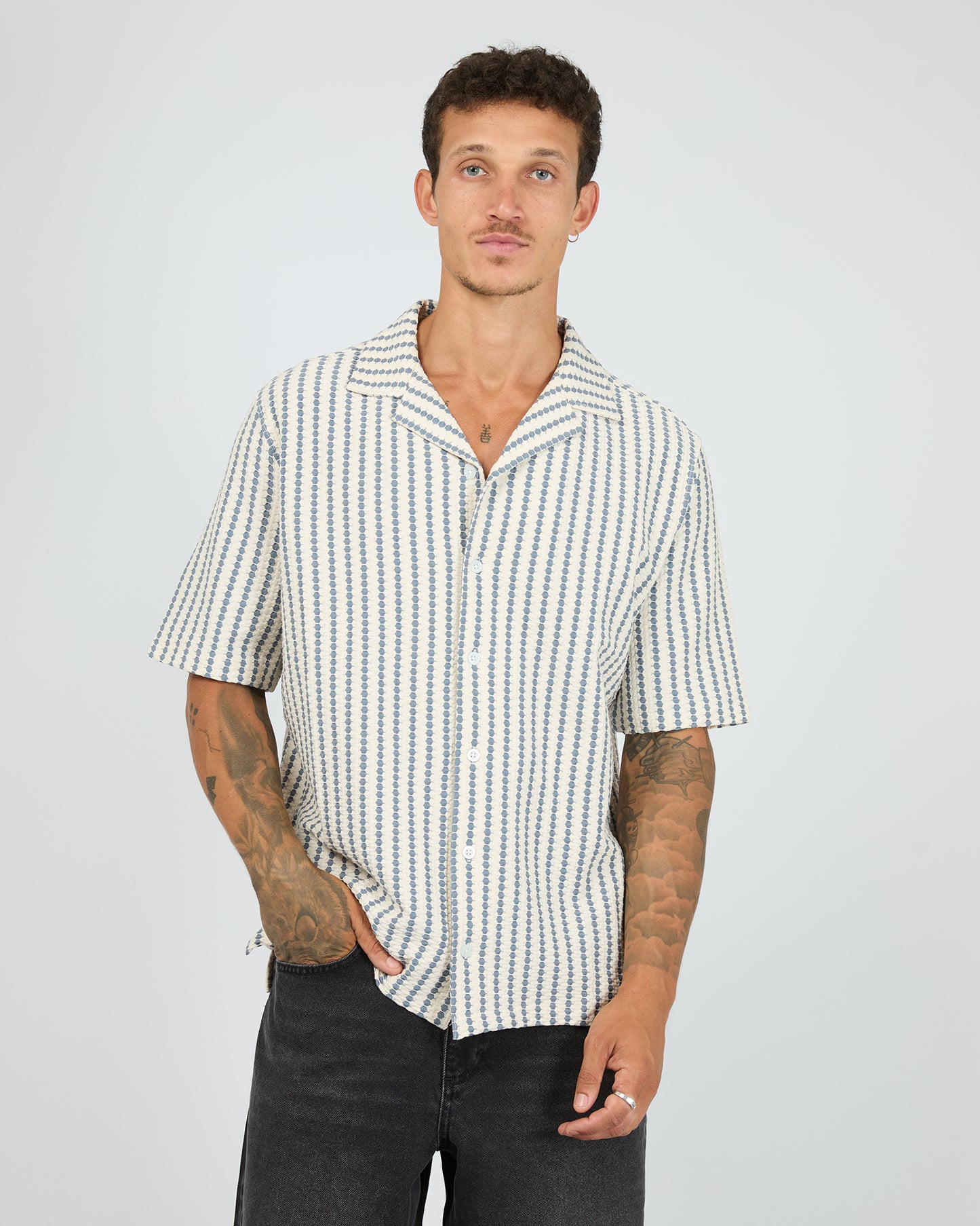 Lane S/S Shirt - White