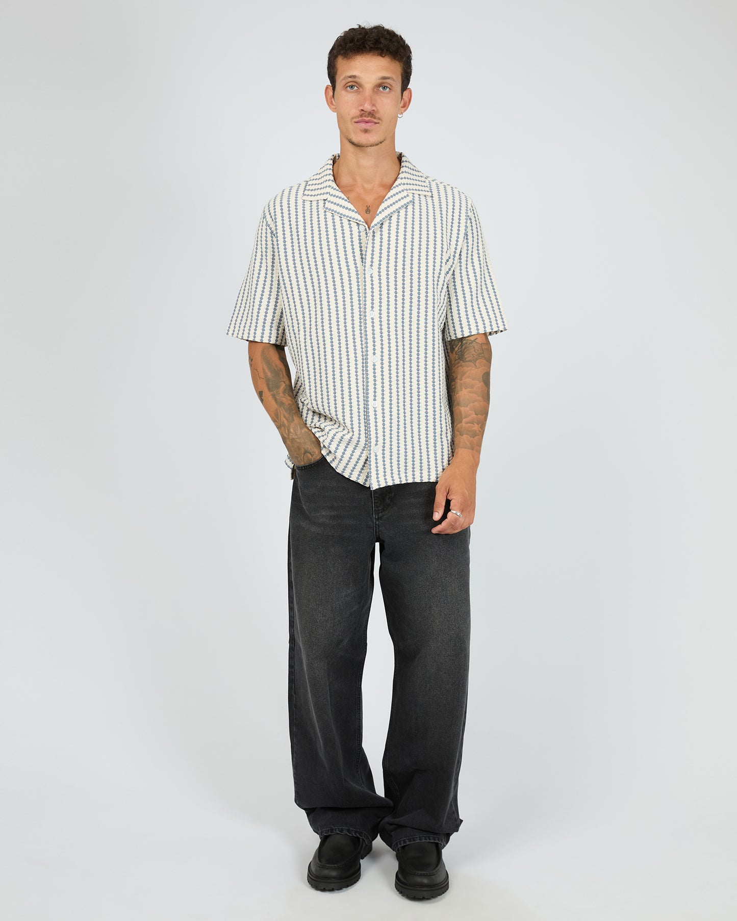 Lane S/S Shirt - White