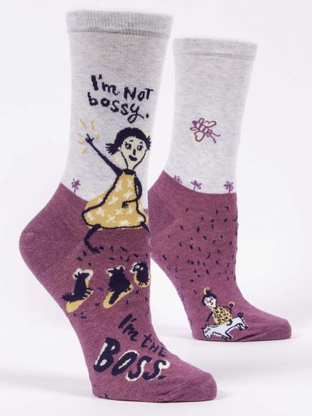 I'm Not Bossy - Womens Socks