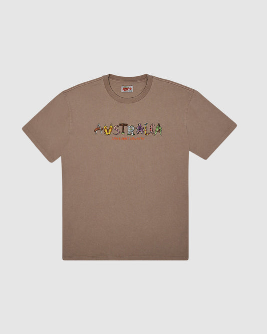 Australia Tee - Mushroom