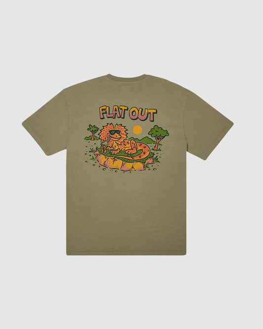 Flat Out Tee - Khaki