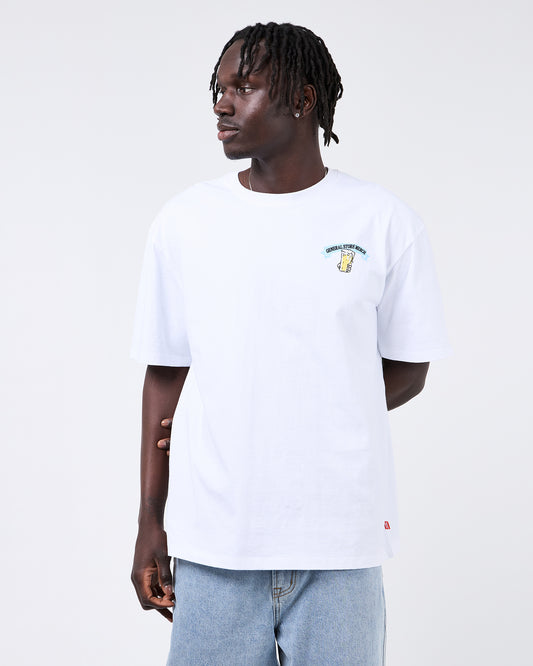 Beer & Barra Tee - White