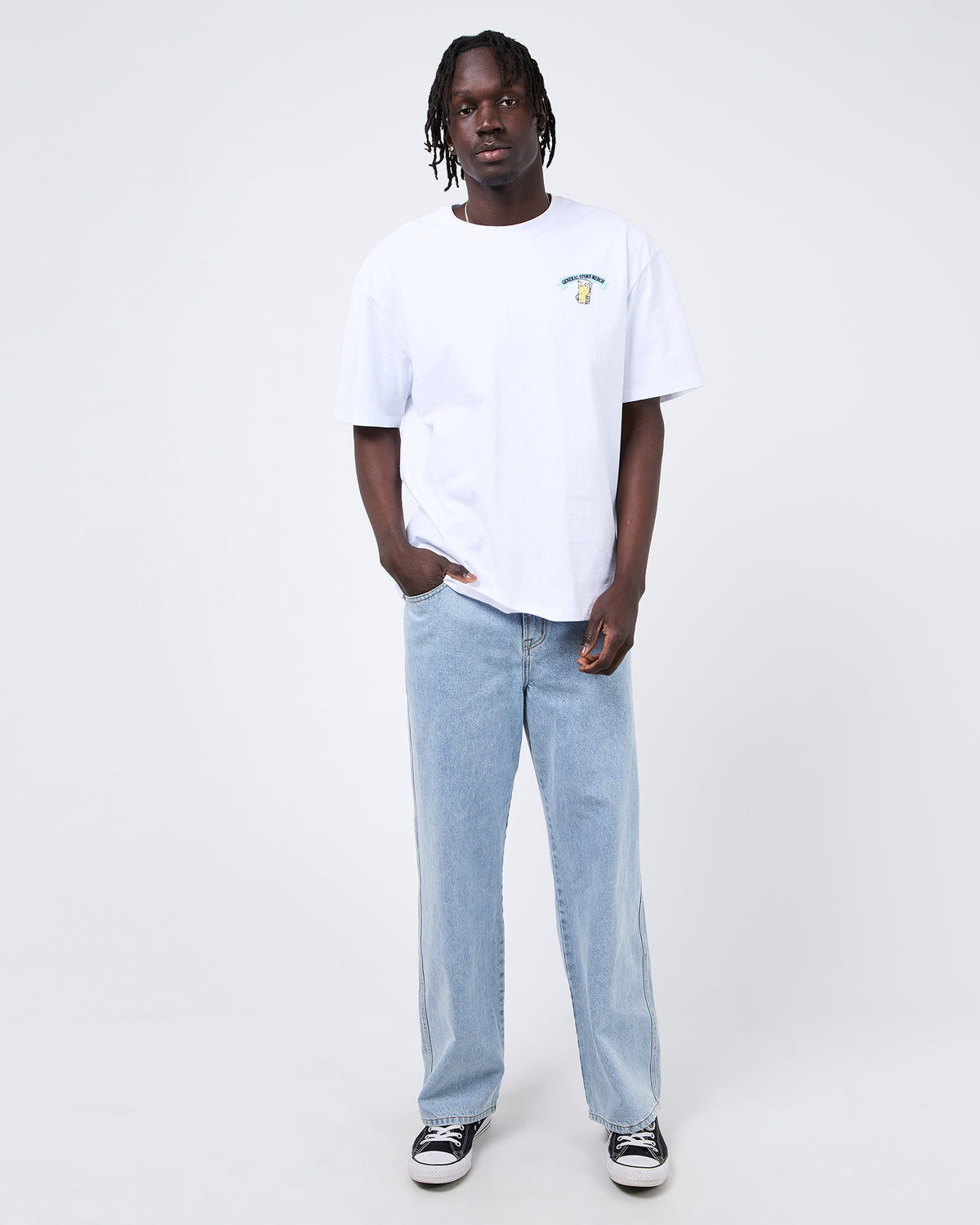 Beer & Barra Tee - White