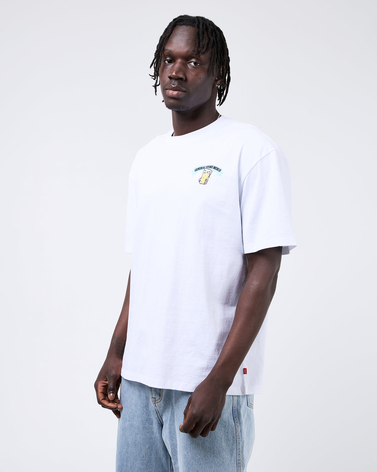 Beer & Barra Tee - White