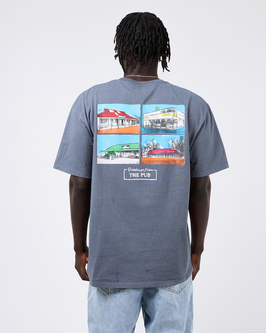 The Pub Tee - Surf Blue