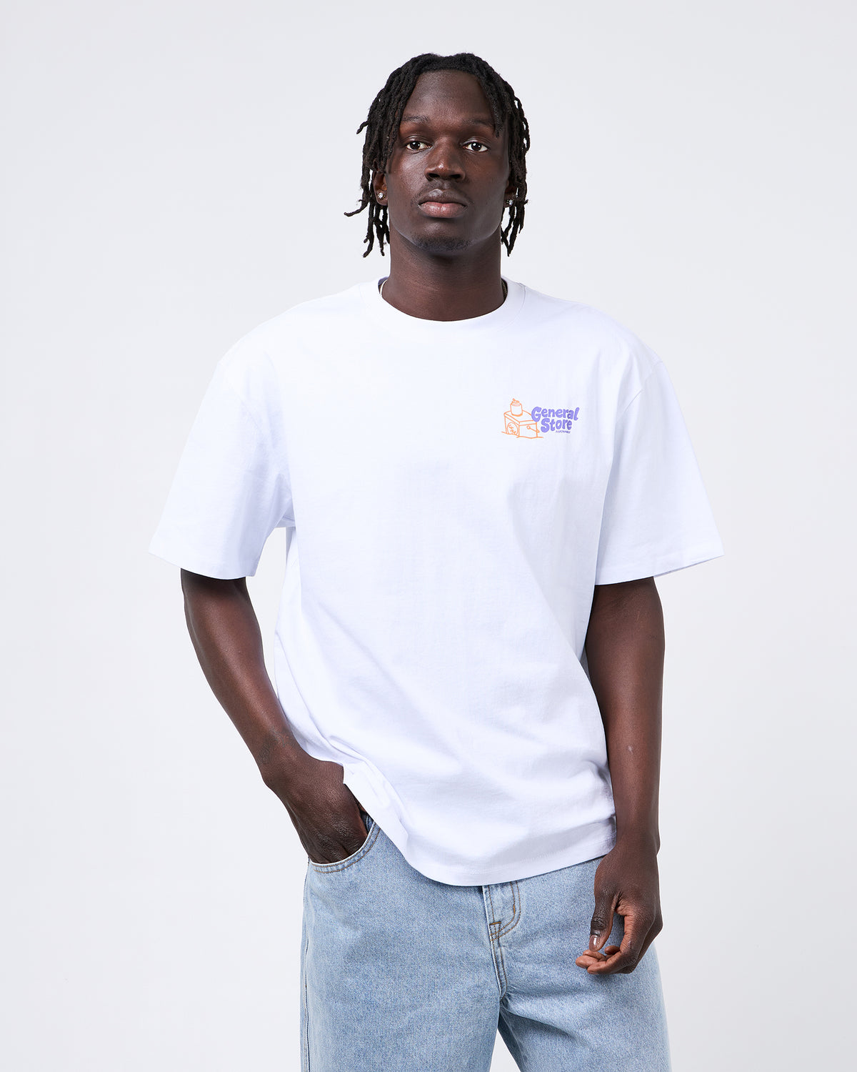 Solar Panel Tee - White