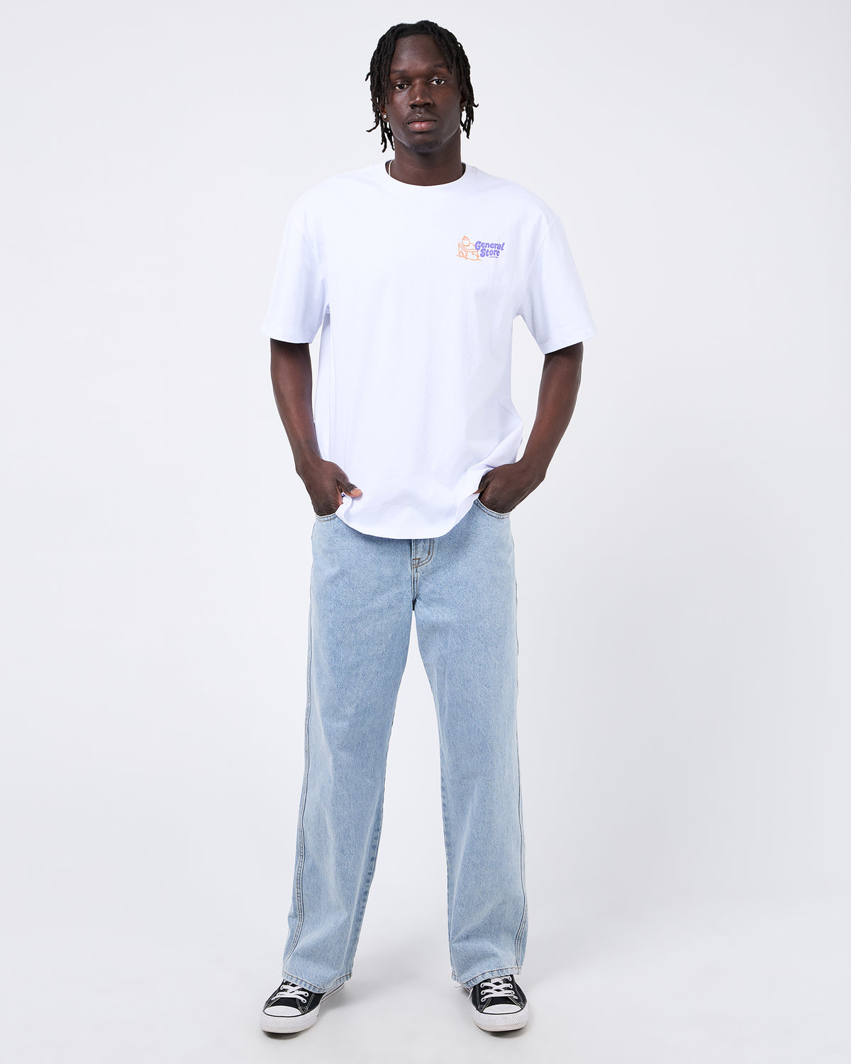 Solar Panel Tee - White
