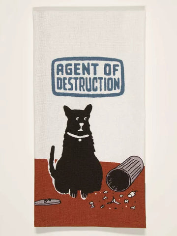 Agent Of Destruction - Tea Towel