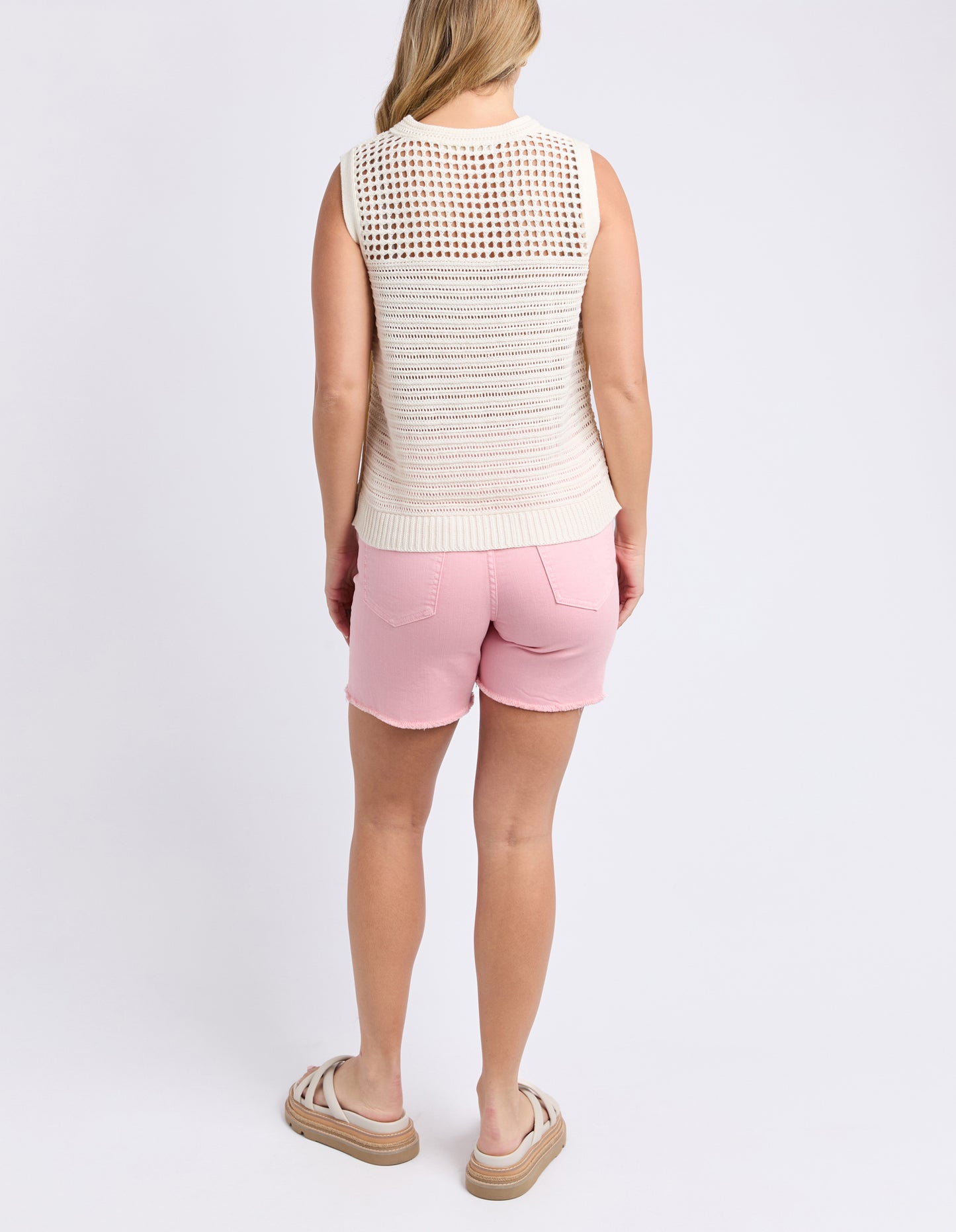 Chilli Knit Top - Vintage White