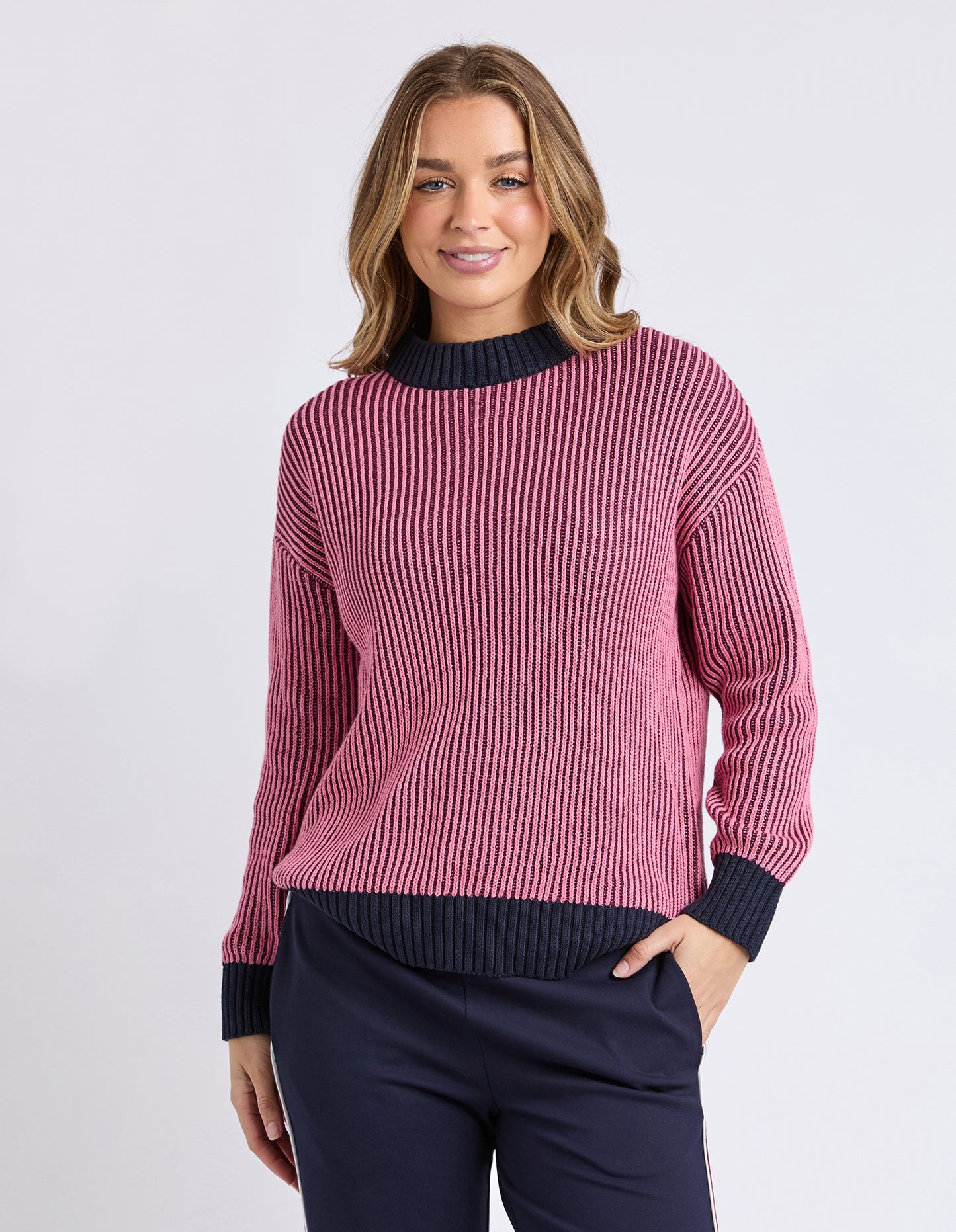 Luella Crew Knit - Wine