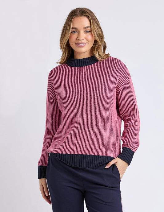 Luella Crew Knit - Wine