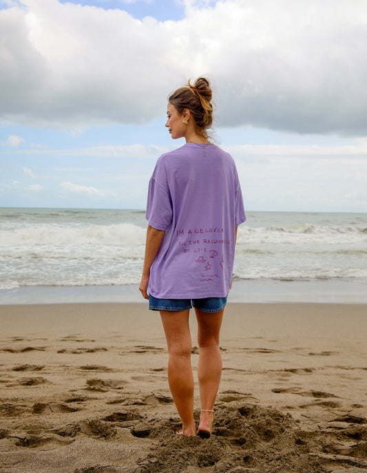 Random And Art Tee - Lavender