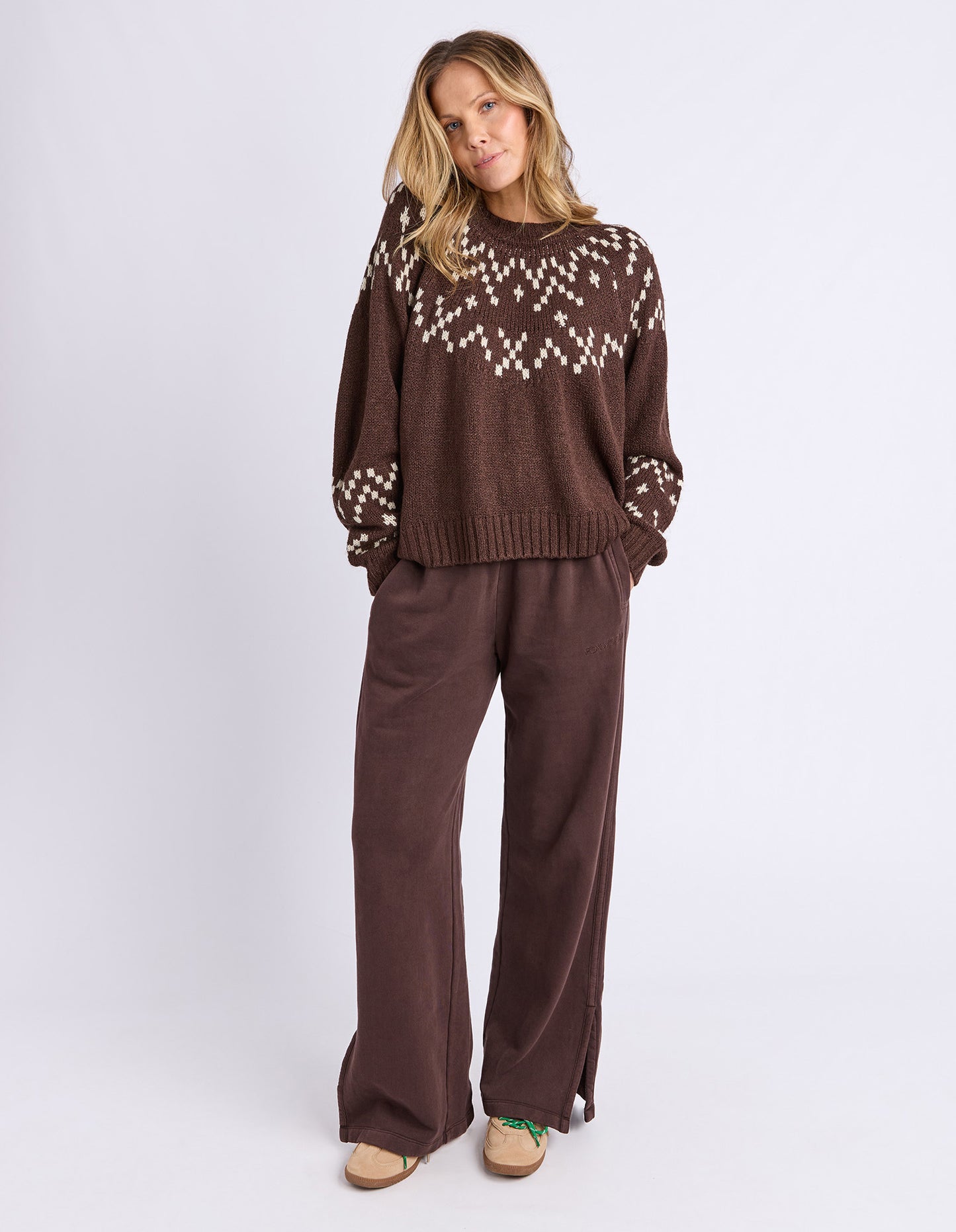 Polar Knit Crew - Coffee