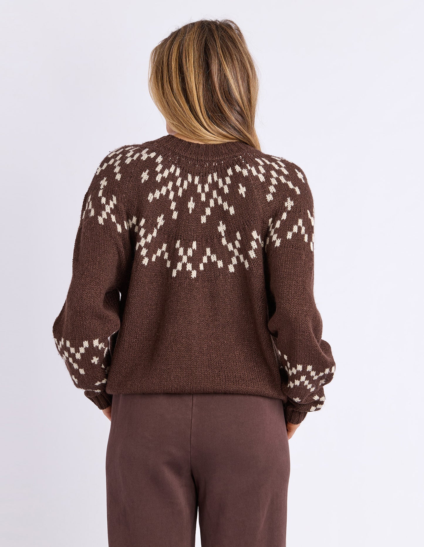 Polar Knit Crew - Coffee