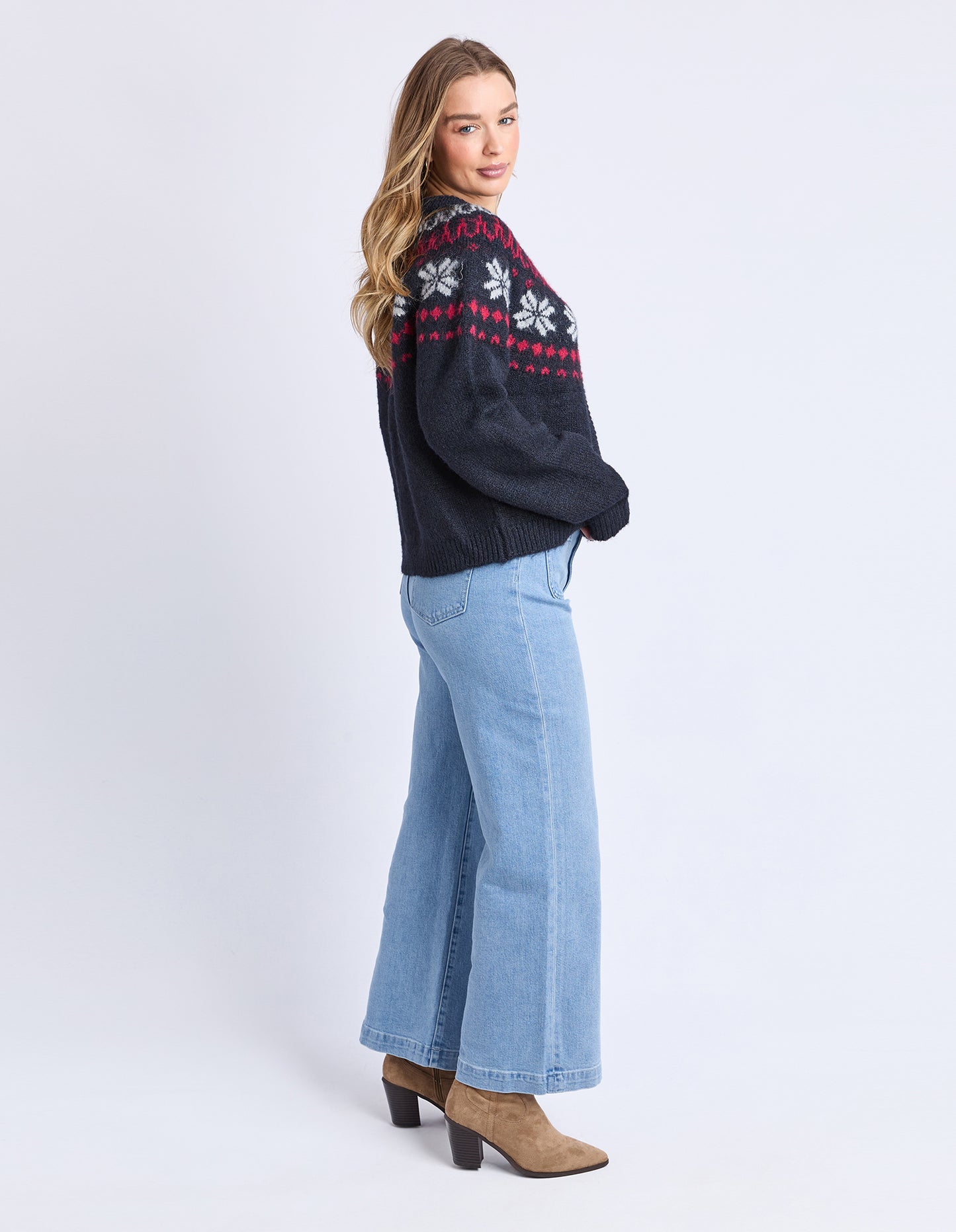 Verbier Knit Cardi - Navy