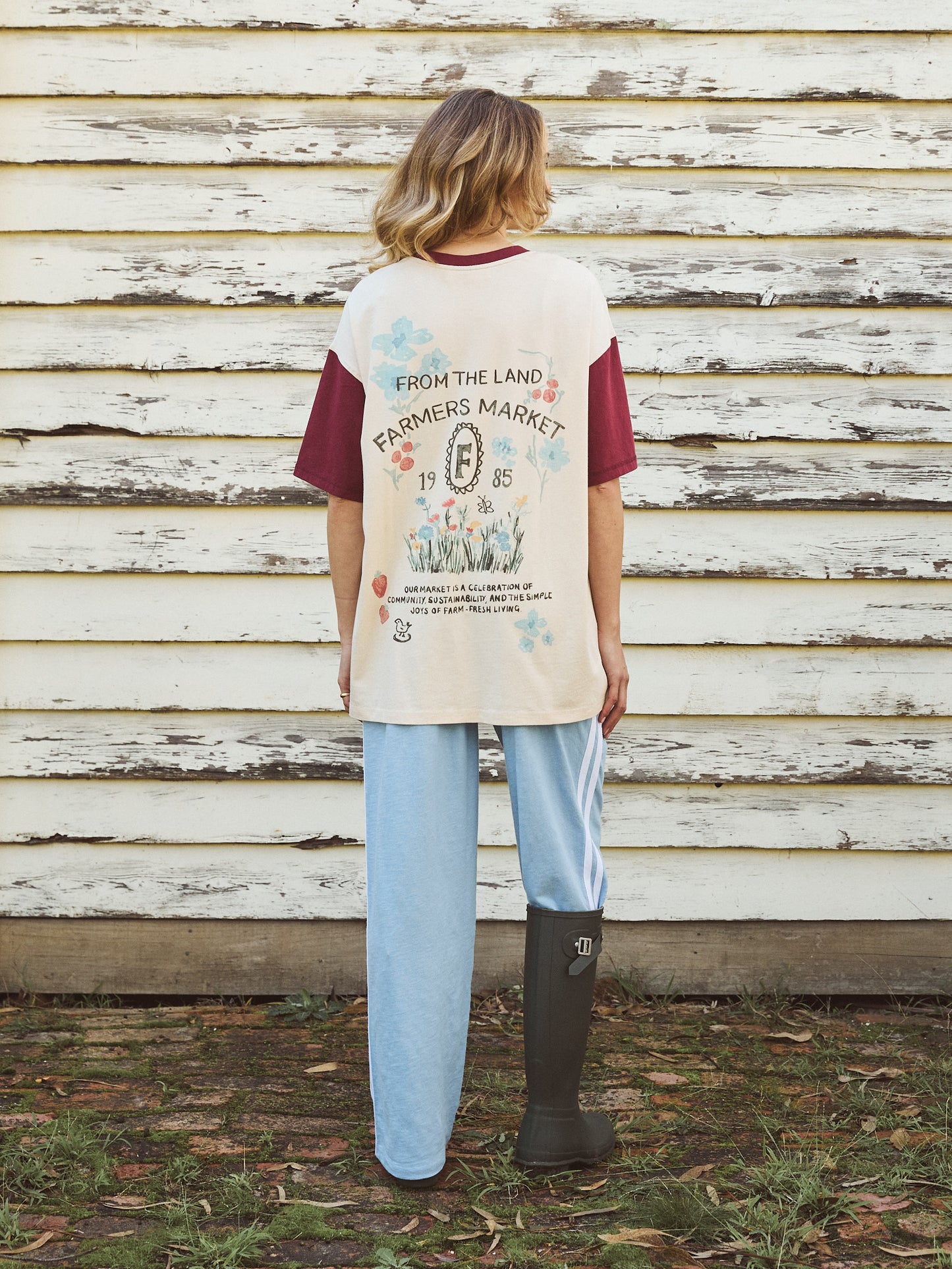 Trust The Seeds Tee - Vintage White