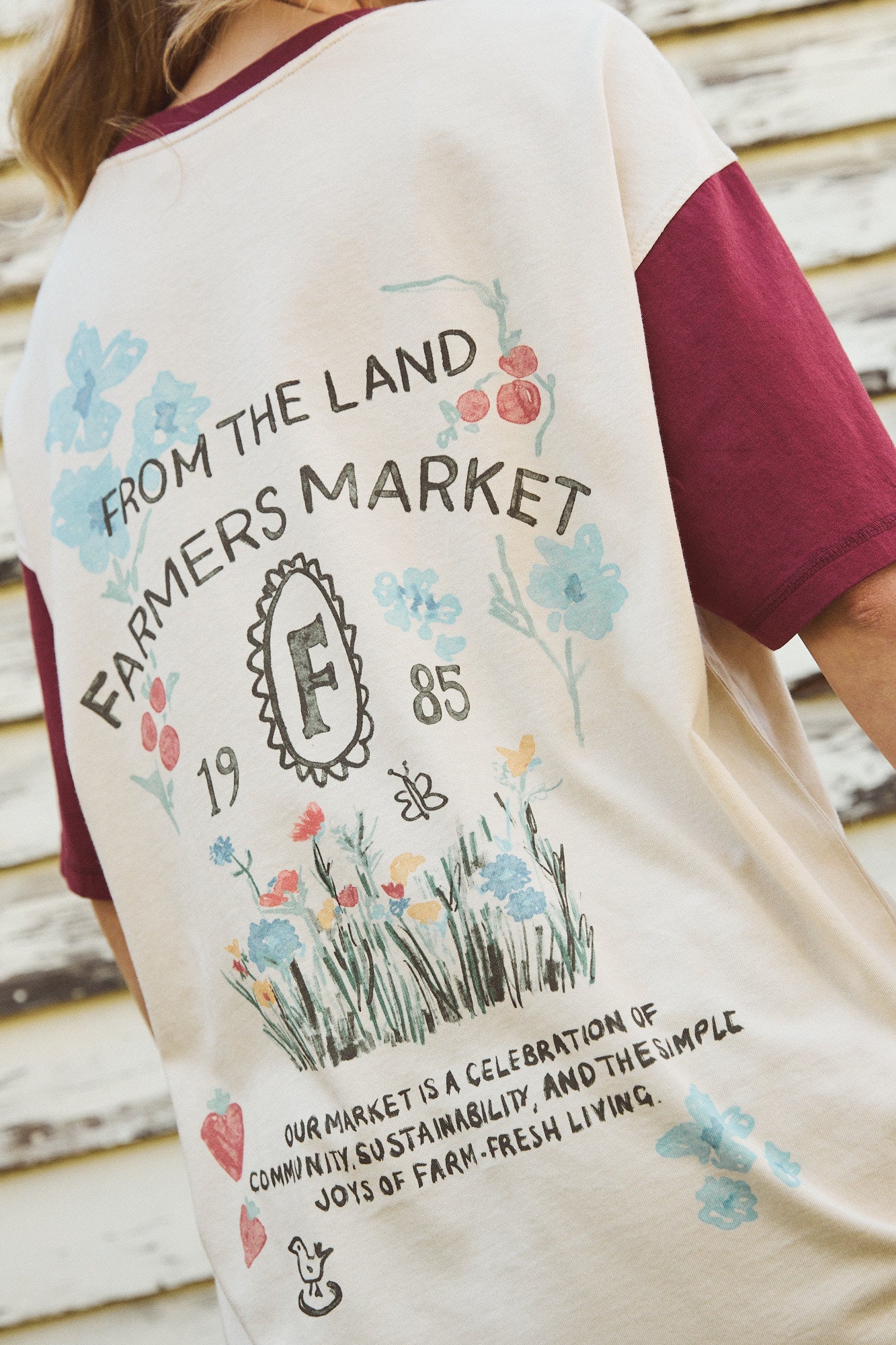 Trust The Seeds Tee - Vintage White