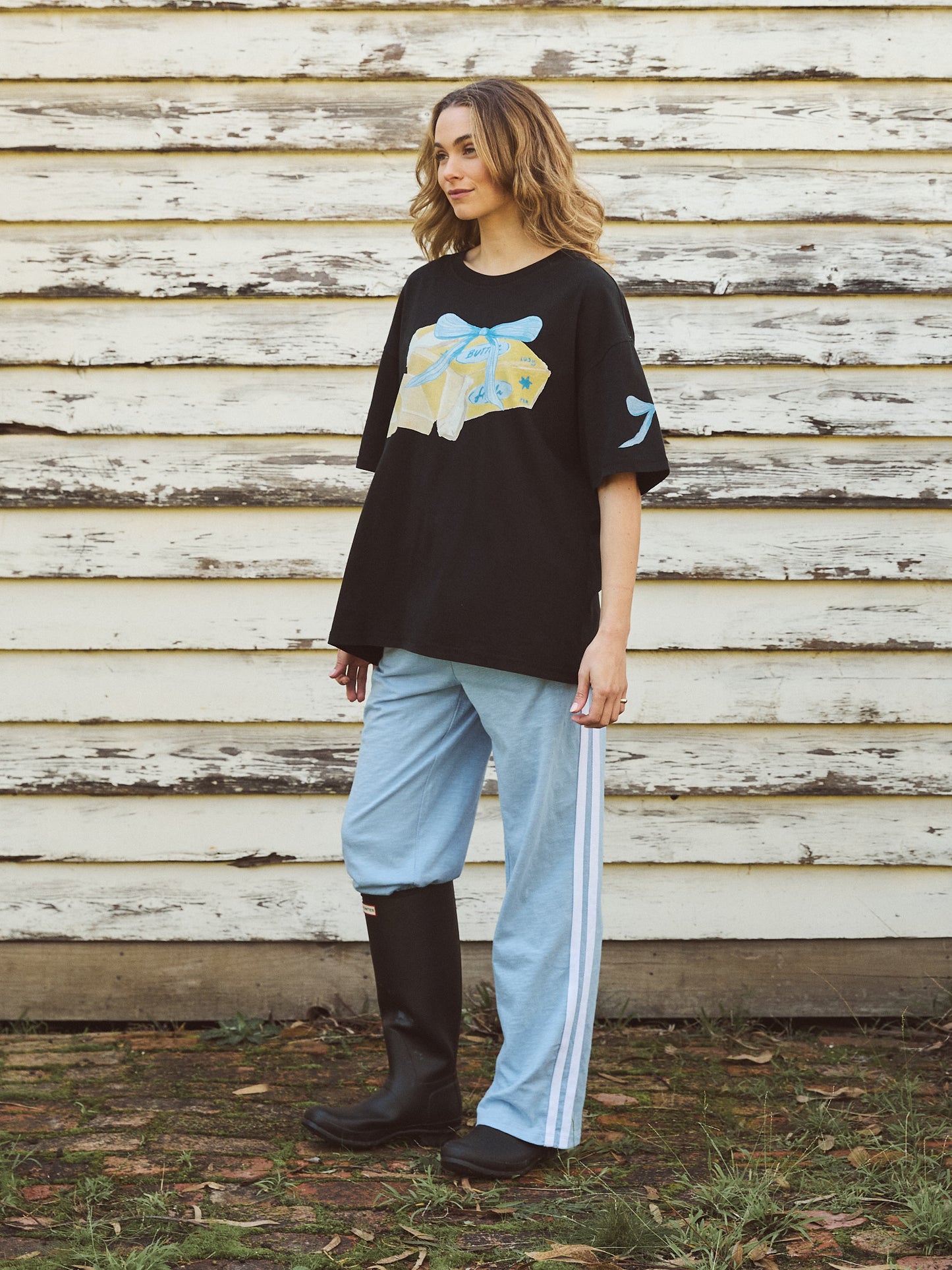 Butter Tee - Washed Black