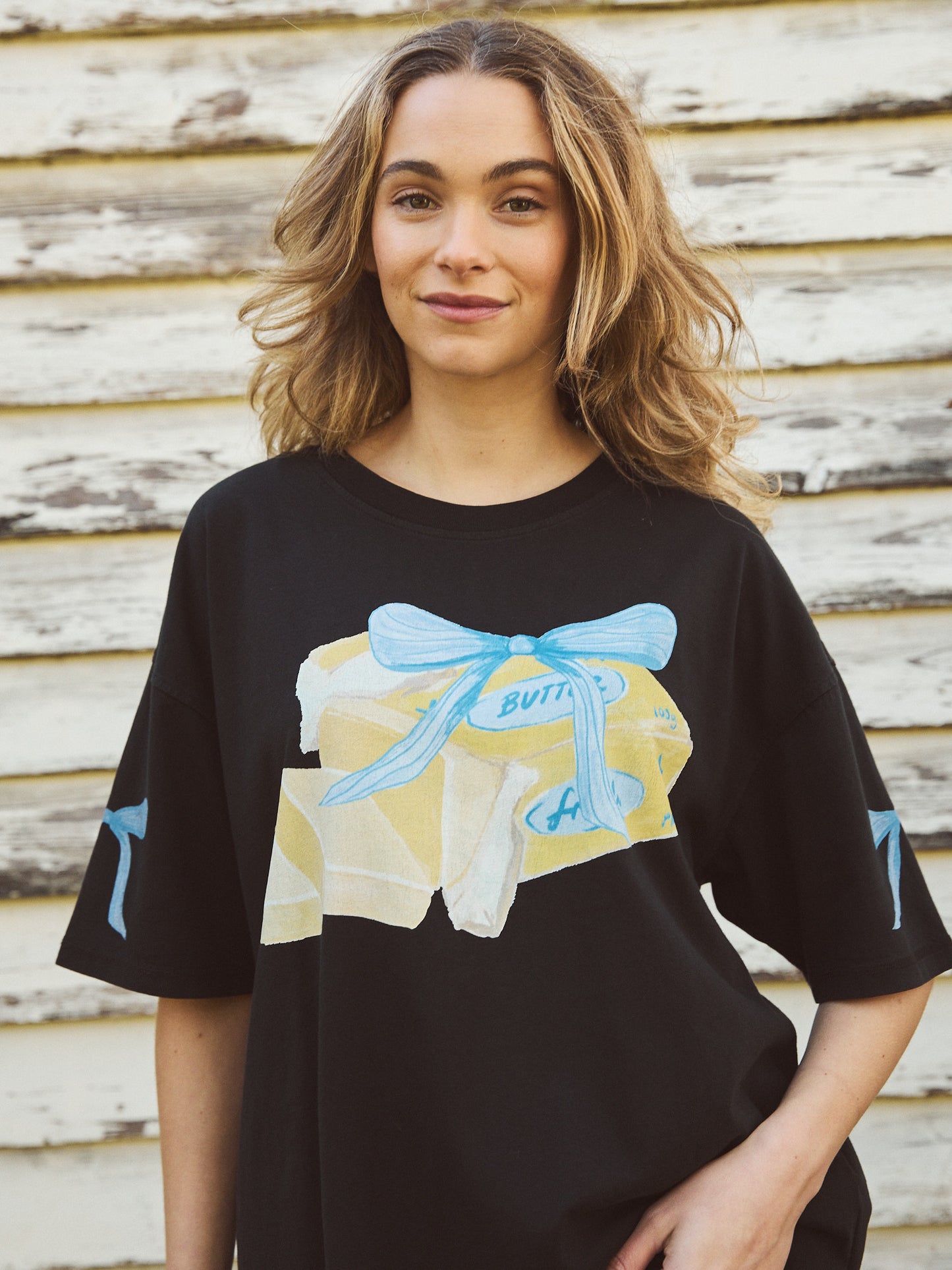Butter Tee - Washed Black