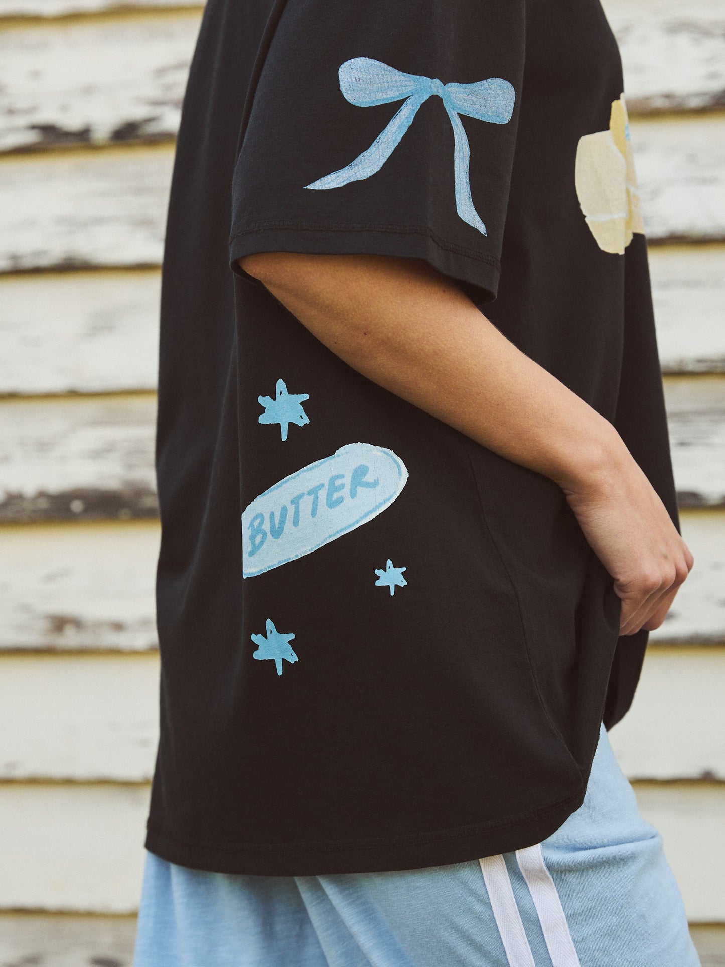 Butter Tee - Washed Black