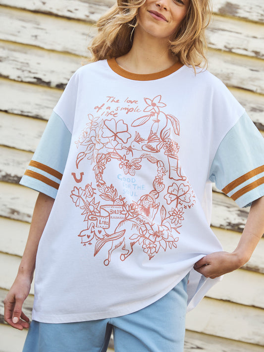 Lucky Charm Tee - White