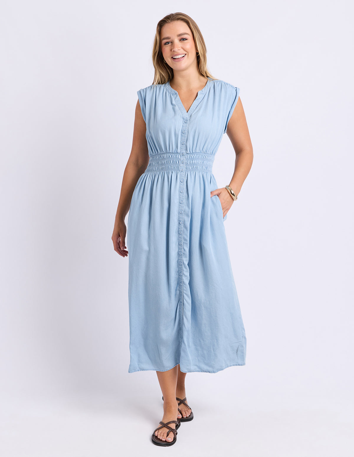 Bleu Dress - Light Blue