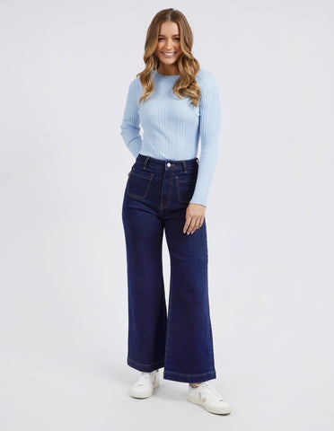 Sarah Wide Leg Jeans - Dark Denim