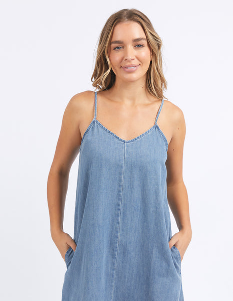 Roma Dress - Blue Denim