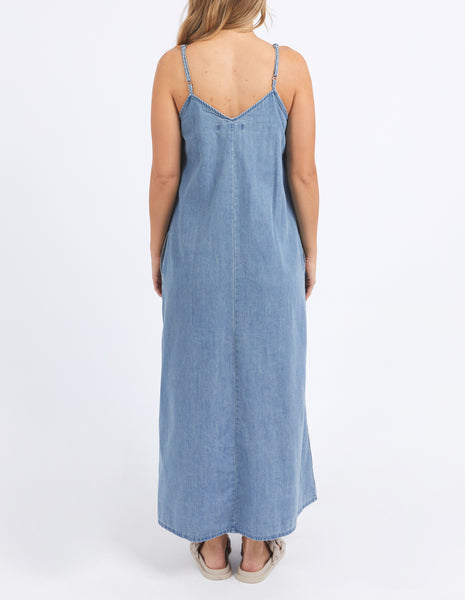 Roma Dress - Blue Denim