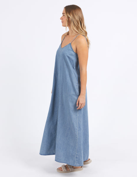 Roma Dress - Blue Denim