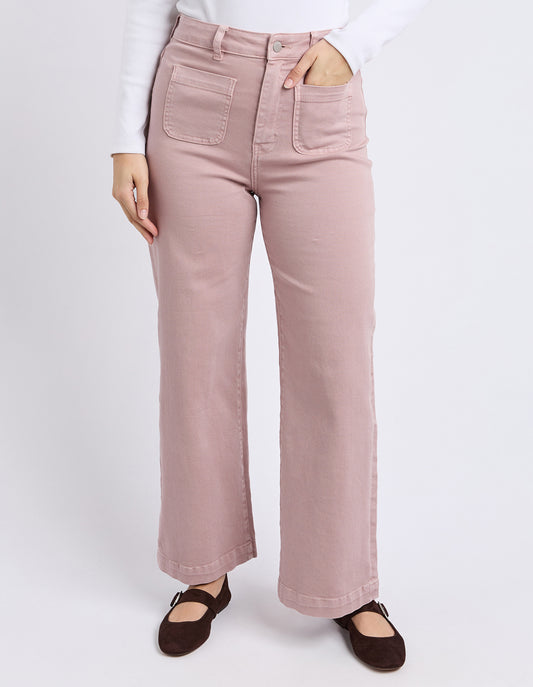 Sarah Wide Leg Jeans - Woodrose