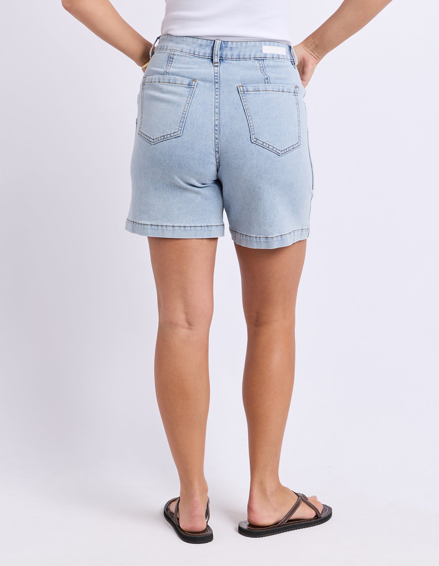 Balmy Shorts - Pale Blue Wash