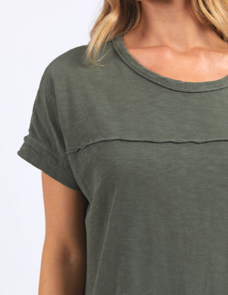 Allison Tee Dress - Khaki