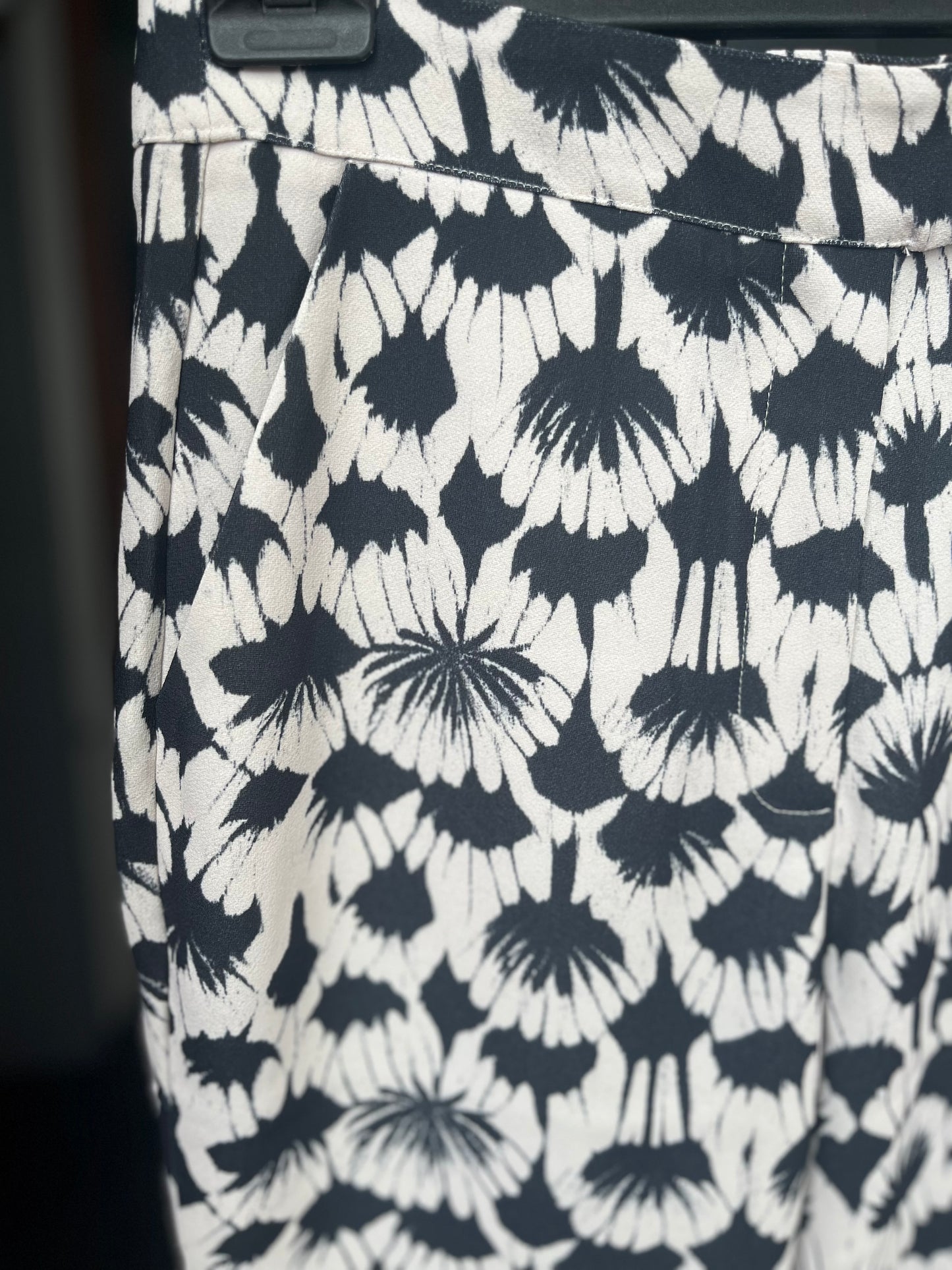 Fancy Like Wide Leg Pants - Black/White fan