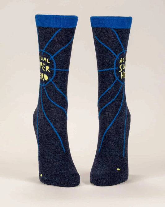 Actual Super Hero - Womens Socks